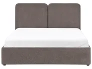Letto contenitore ARBOIS Ciniglia Tortora 160 x 200 cm_1023120