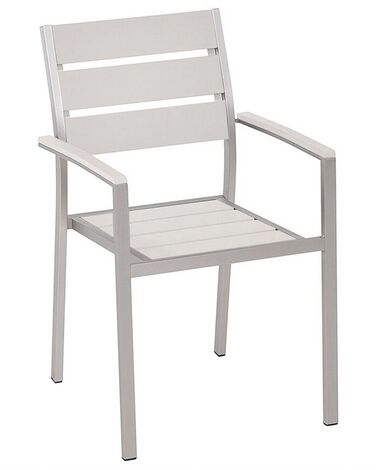Krzesło ogrodowe białe VERNIO