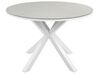 Round Garden Dining Table ⌀ 120 cm White MALETTO_922919