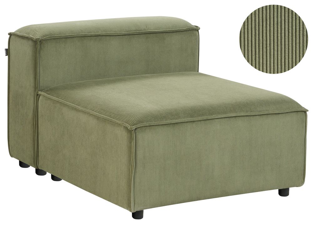 1-Seat Section ARDAL Corduroy Green
