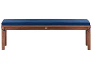 Bench Seat Pad Cushion TUSCANIA 157 x 34 cm Blue_1133383