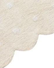 Tappeto per bambini SAREKI Beige 140 x 200 cm Cotone_906831