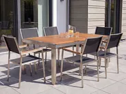 Stół ogrodowy GROSSETO 180 cm 90 cm Drewno eukaliptusowe Brązowy_768396
