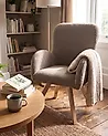 Sillón BJARN Bouclé Marrón