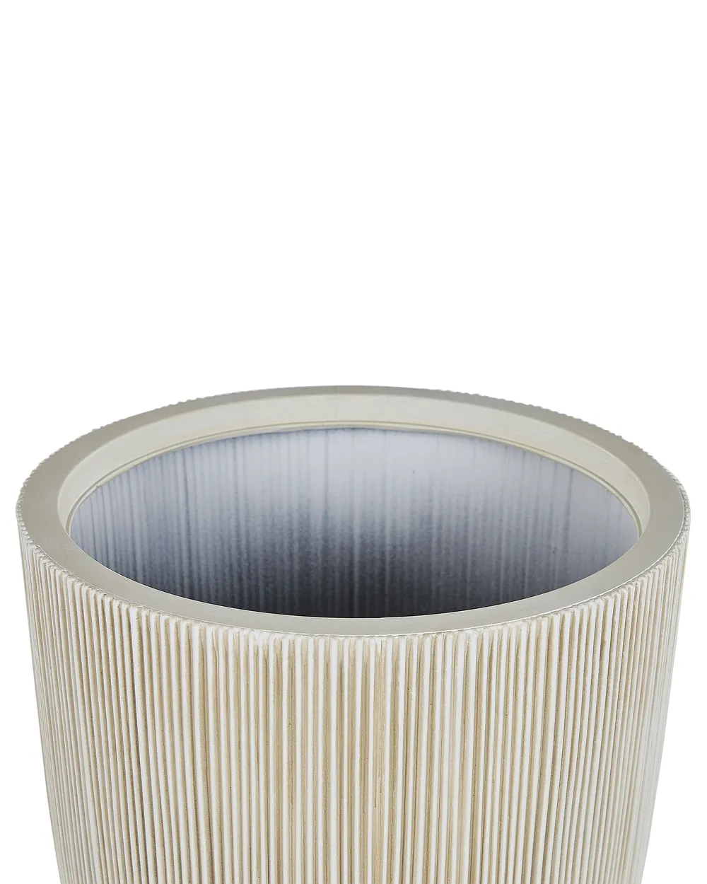 Plant Pot CHIOS 44 cm Beige - Beliani.co.uk