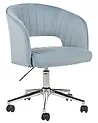 Desk Chair KATONAH Velvet Light Blue