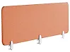 Desk Screen WALLY 180 x 40 cm Light Red