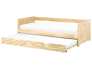 Trundle Bed Pine Wood GRAVELINES 90 x 200 cm (EU Single) Light Brown_939563