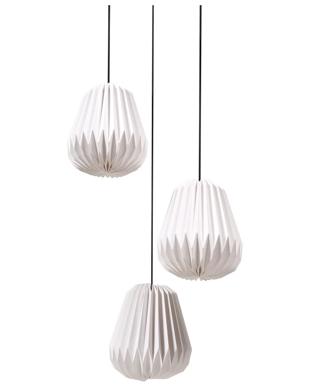 iDEGU Kroonluchter 30 cm, hanglamp met witte veren voor slaapkamer