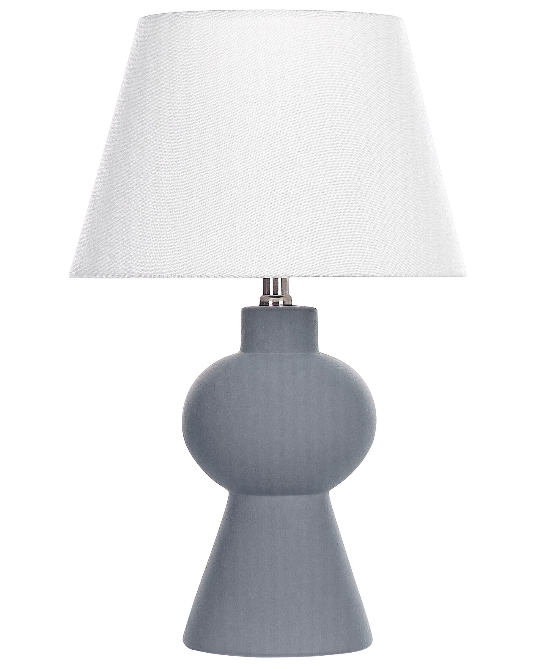 Lampada da tavolo ceramica grigio 48 cm FABILOS_878682