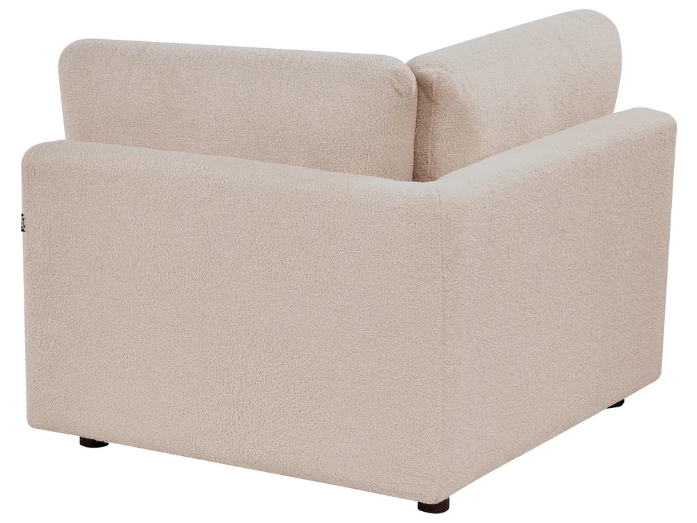 Modulo Angolare KIVVIK Bouclé Beige Lato destro_1045528