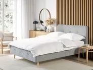 Bed Fabric RENNES 180 x 200 cm (EU Super King) Light Grey_708013