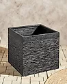 Plant Pot PAROS 50 cm Black