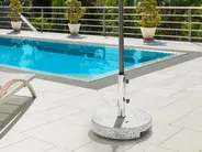 Parasol Base CERZETO Round Grey 30 kg_984455