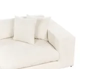 Sofa 3 Seater GLORVIKA II Fabric Off-White_923864