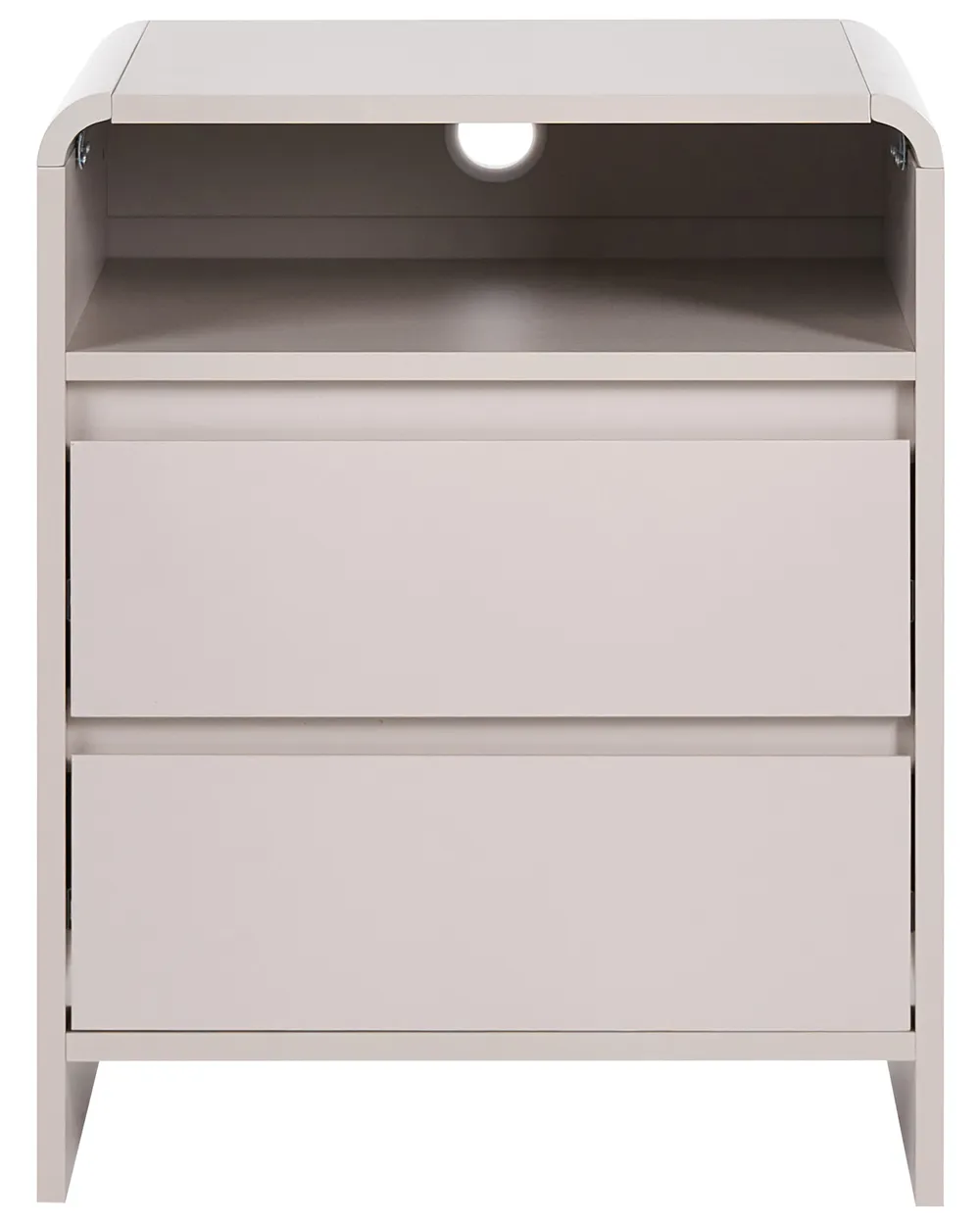 2 Drawer Bedside Table DORRIGO Light Beige_1135011