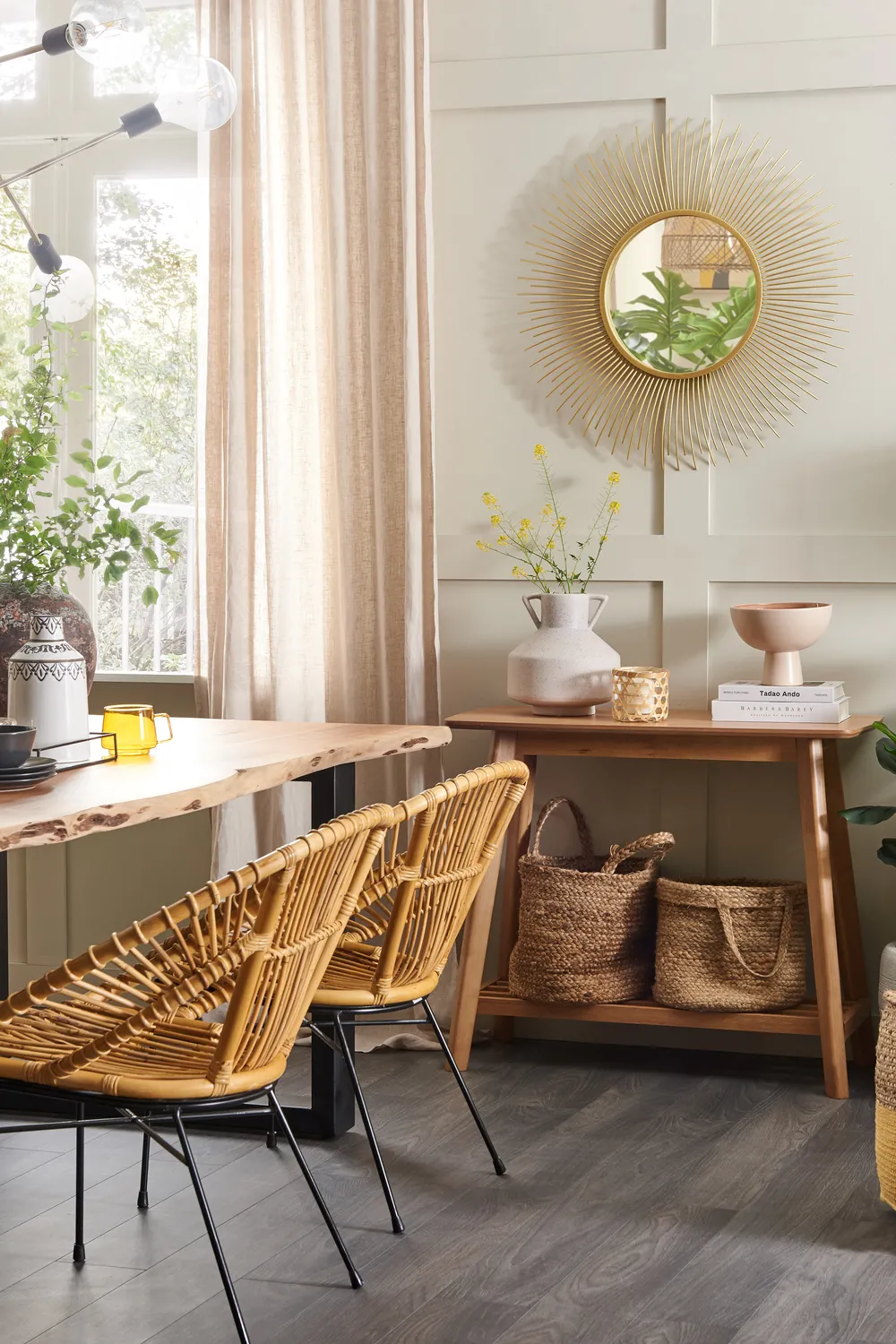 Console Table TULARE Light Brown_833141