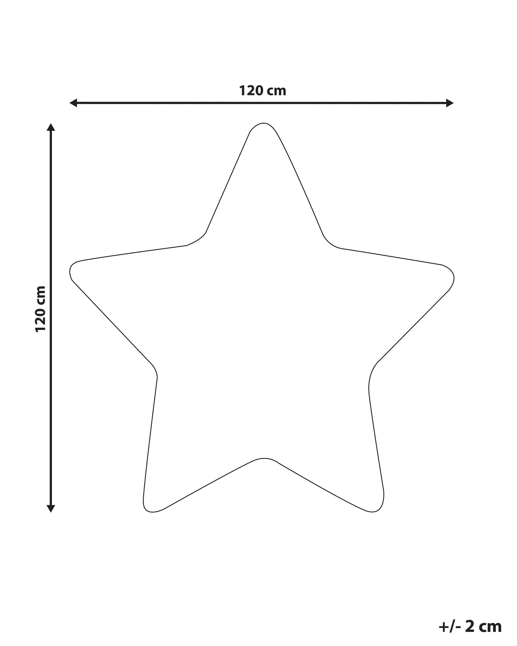 Tappeto per bambini SIRIUS Bianco 120 x 120 cm_831561