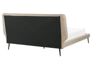Bed Faux Leather ESSONNE 160 x 200 cm (EU King Size) Beige_788943