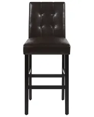 Bar Chair MADISON Faux Leather Dark Brown_773557