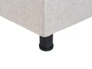 Adjustable Bed without Headboard Fabric DUKE 80 x 200 cm (EU Small Single) Beige_951704