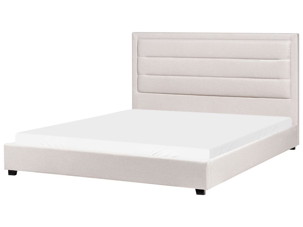 Bed Fabric ROUEN 180 x 200 cm (EU Super King) Light Beige