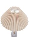 Lněná stolní lampa béžová BALUARTE_906166