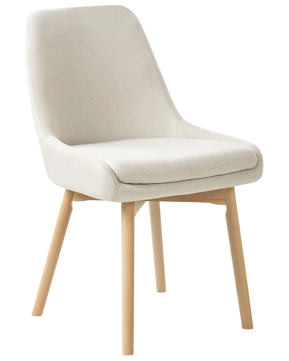 Set of 2 Dining Chairs MELFORT Fabric Off-White_958088