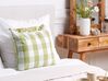 Cuscino decorativo verde e bianco 45 x 45 cm TAMNINE_902301
