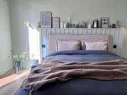 Bed Fabric SENNEZ 160 x 200 cm (EU King Size) Beige_915865