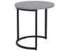 Sada dvou kávových stolků imitace betonu/černé DIXIE_735542