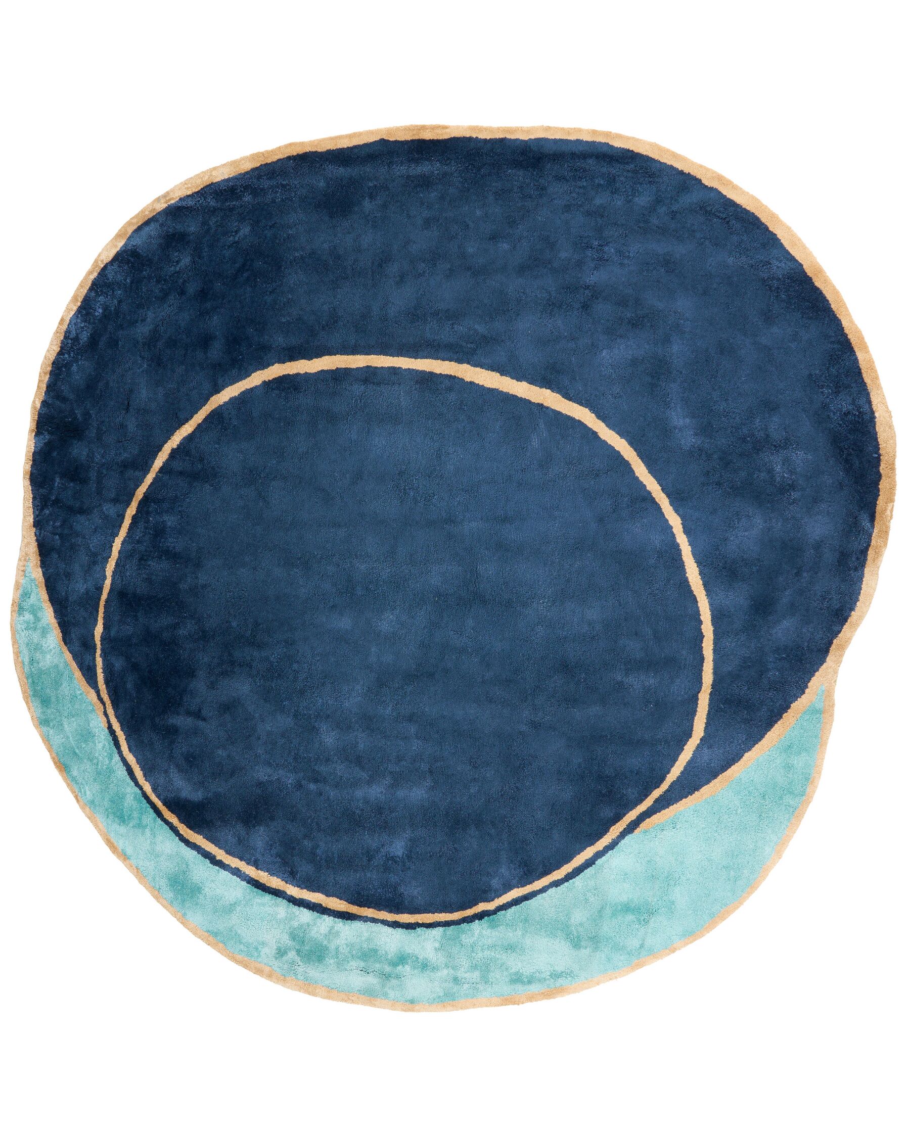 Viskózový koberec 200 x 200 cm námornícka modrá KANRACH_904047