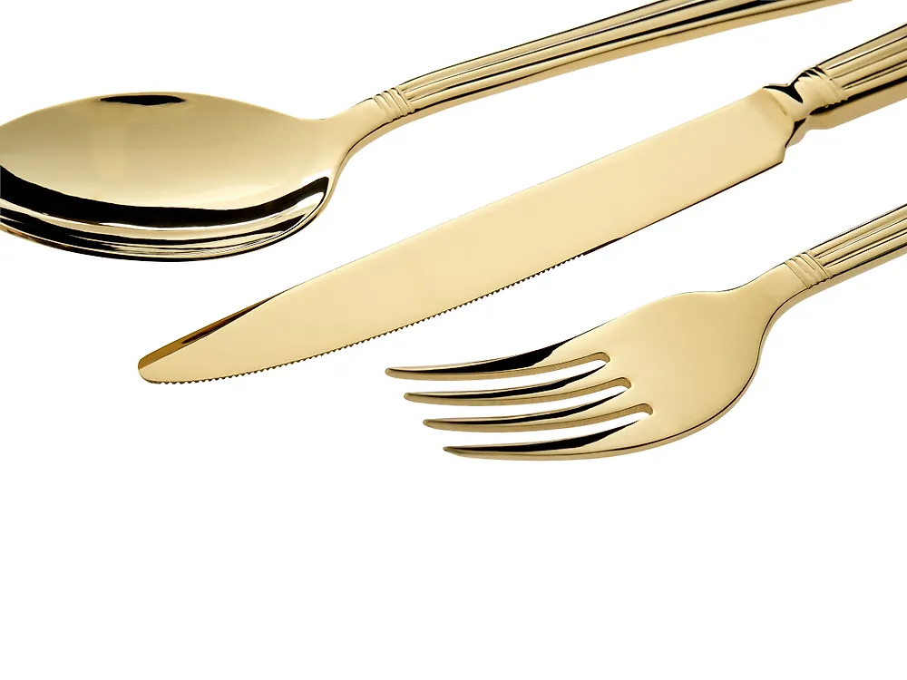 Zestaw sztućców 30 elementów GARGANELLI Złoty_1184556