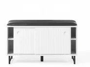 Shoe Storage Bench BATOCHE White_1156362