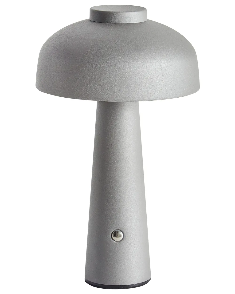 Lampada Da Tavolo LED Barbotto: Design Moderno Bianco E Argento, Altezza 39.5 Cm, Con Interruttore A Pedale - 4