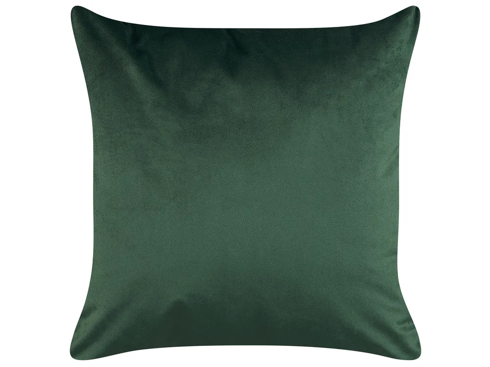 Set of Decorative Cushions DELICIOSA Velvet 45 x 45 cm Dark