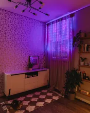 Luci a cascata Smart LED con App KULUSUK 150 x 320 cm Multicolore_1027271