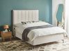 Boucle EU Double Size Ottoman Bed Off-White SEZANNE_939738