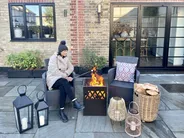 Grill Fire Pit SHIGA Metal Black_828250