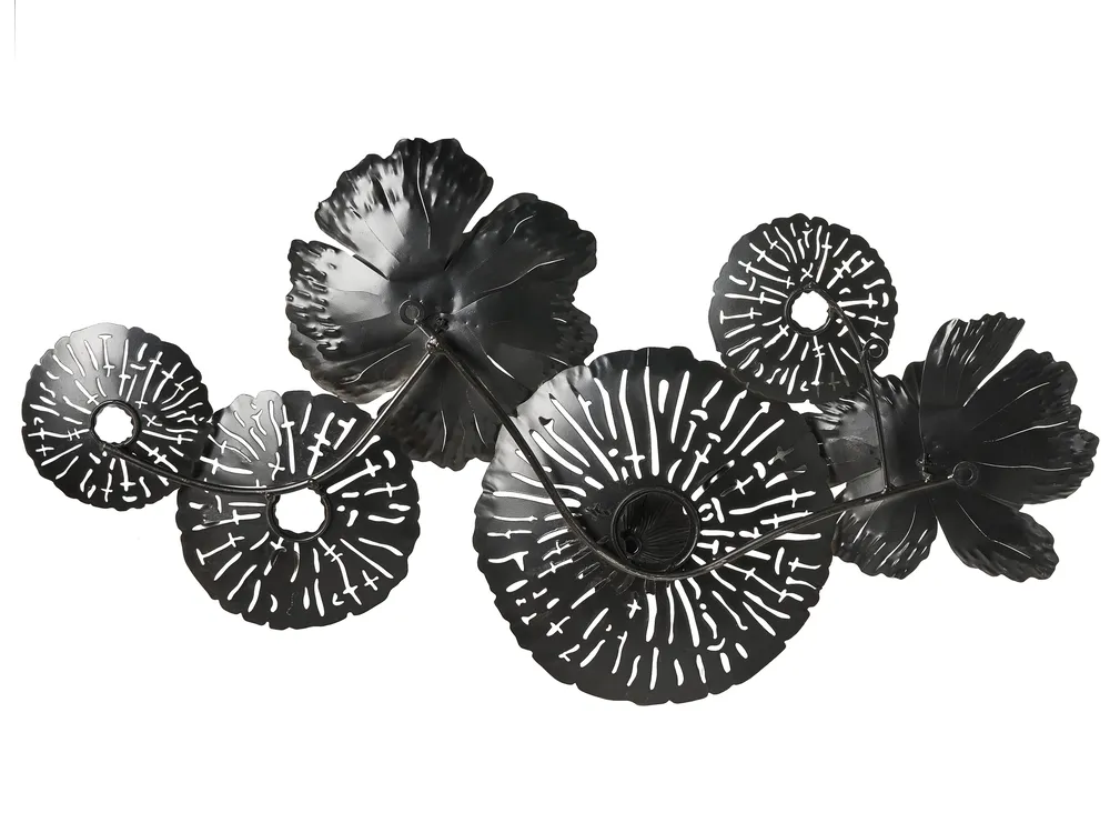 Wall Decor Flower GADOLINIUM Metal 45 cm Multicolour_1007396
