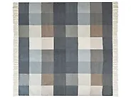 Picknickdecke LUNDA 200 x 200 cm Grau_1178963