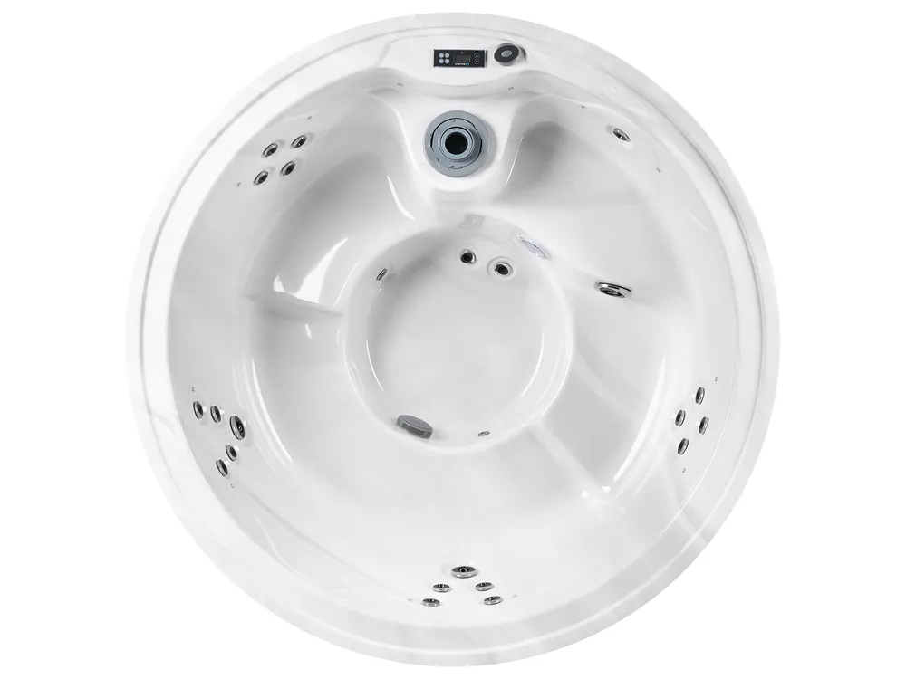 Vasca idromassaggio da esterno con LED MARFIL Grigio scuro_1069412