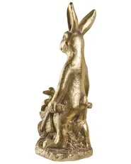 Statuetta da giardino SKAMBY Coniglio Oro_1072967