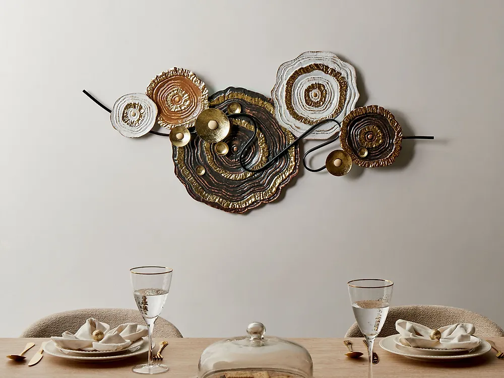 Décoration murale IRIDIUM 55 cm Métal Multicolore_1179086