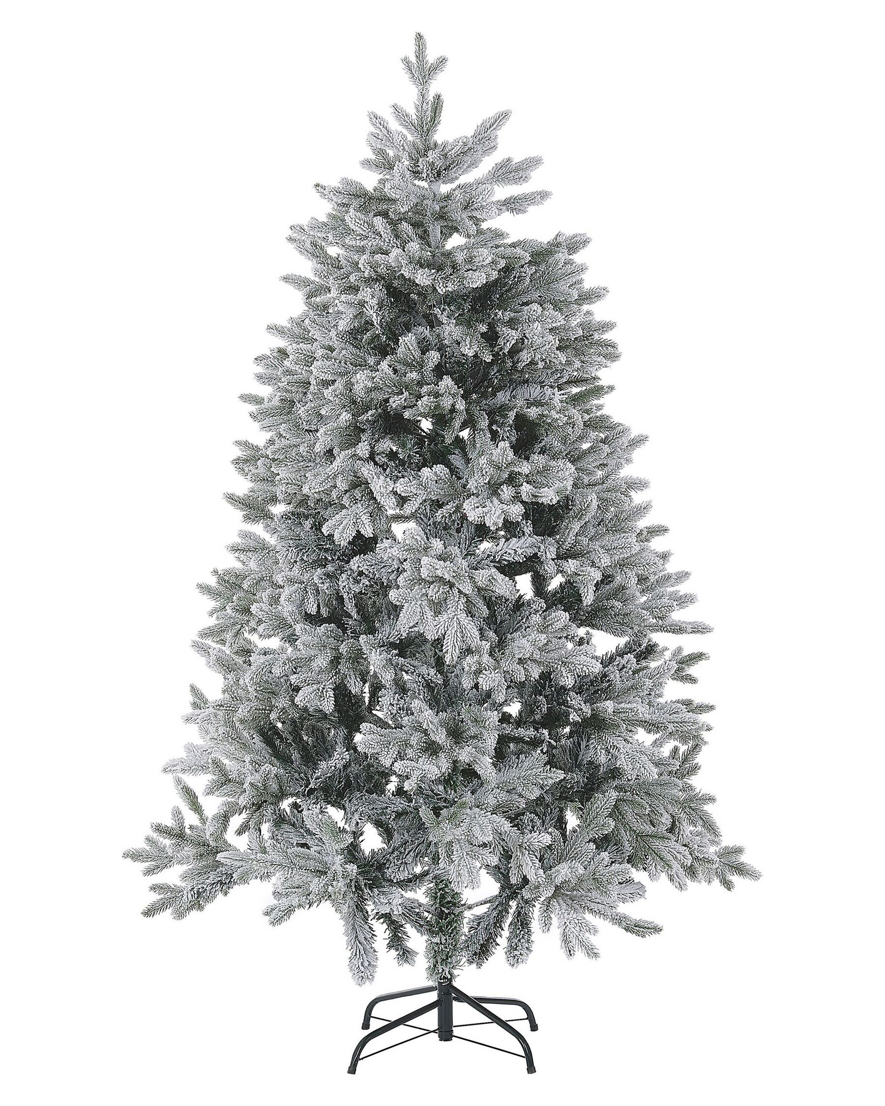 Zasnežený vianočný stromček 180 cm biely FORAKER_783310