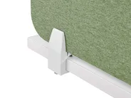 Desk Screen WALLY 160 x 40 cm Green_853196