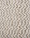 Jutový koberec 140 x 200 cm béžový AFRIN_807462