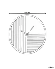 Nástěnné hodiny DURTAL 60 cm Hnědá_1148785