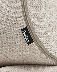 Swivel Armchair KARVIA  Fabric Light Beige_1165211