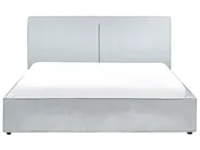 Ottoman Bed MOISSAC Chenille Light Blue 180 x 200 cm (EU Super King)_980968